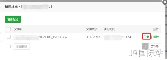 下载网站备份